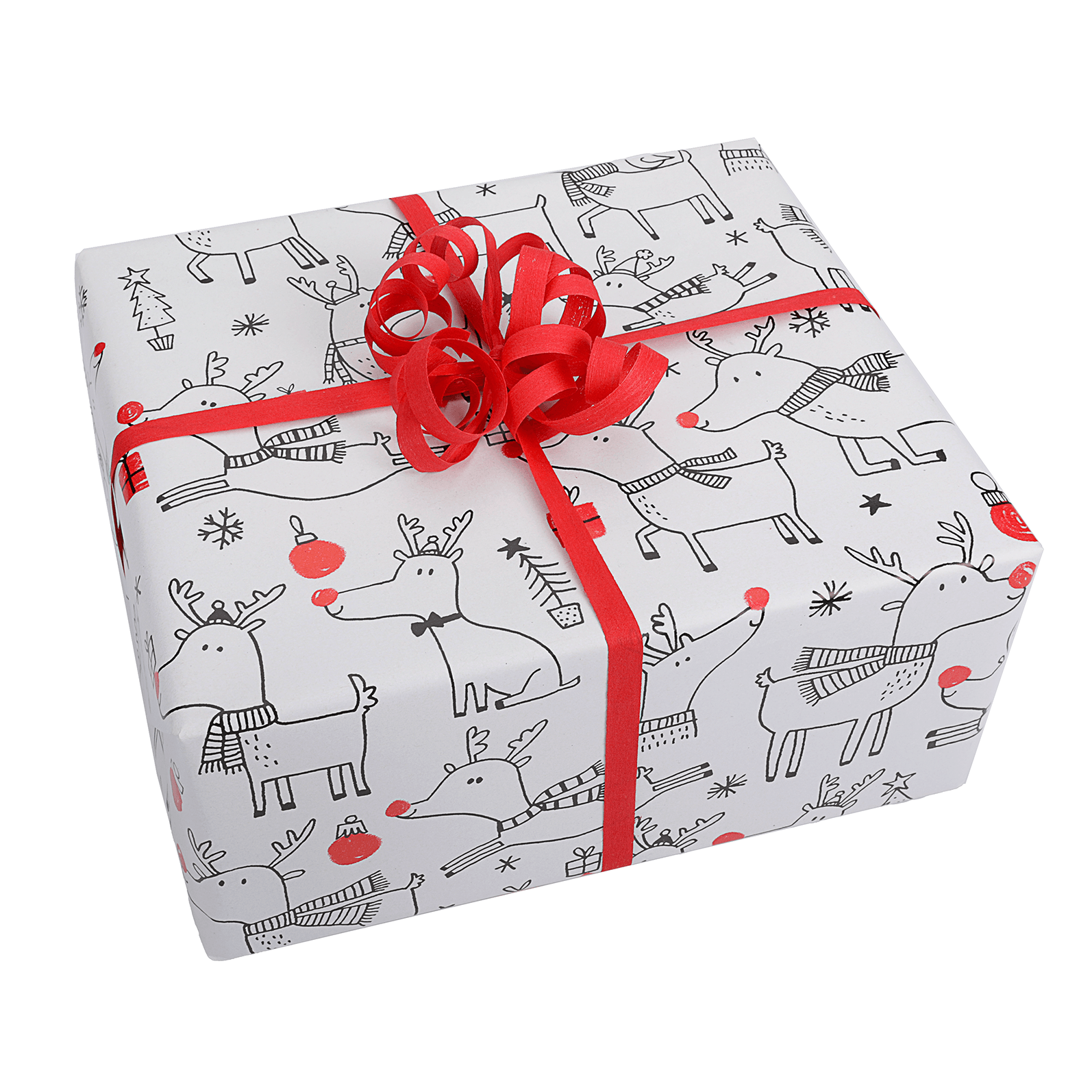 Geschenkpapier Comic - Rentiere, 50 cm, 50 m - 1 Geschenkpapier Comic - Rentiere, 50 cm, 50 m - 1