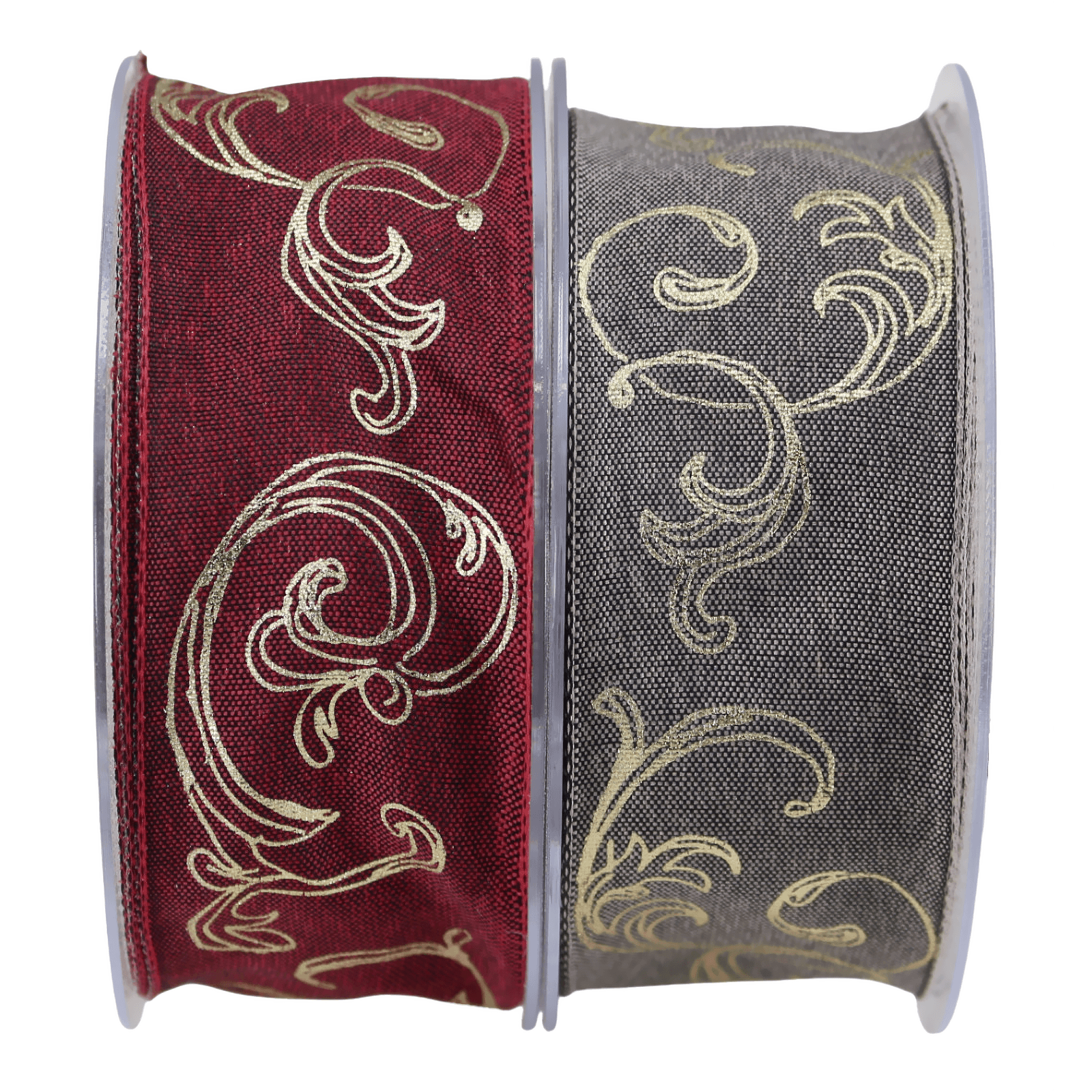 "Ornament" Gift Ribbon, 40 mm - 1 "Ornament" Gift Ribbon, 40 mm - 1