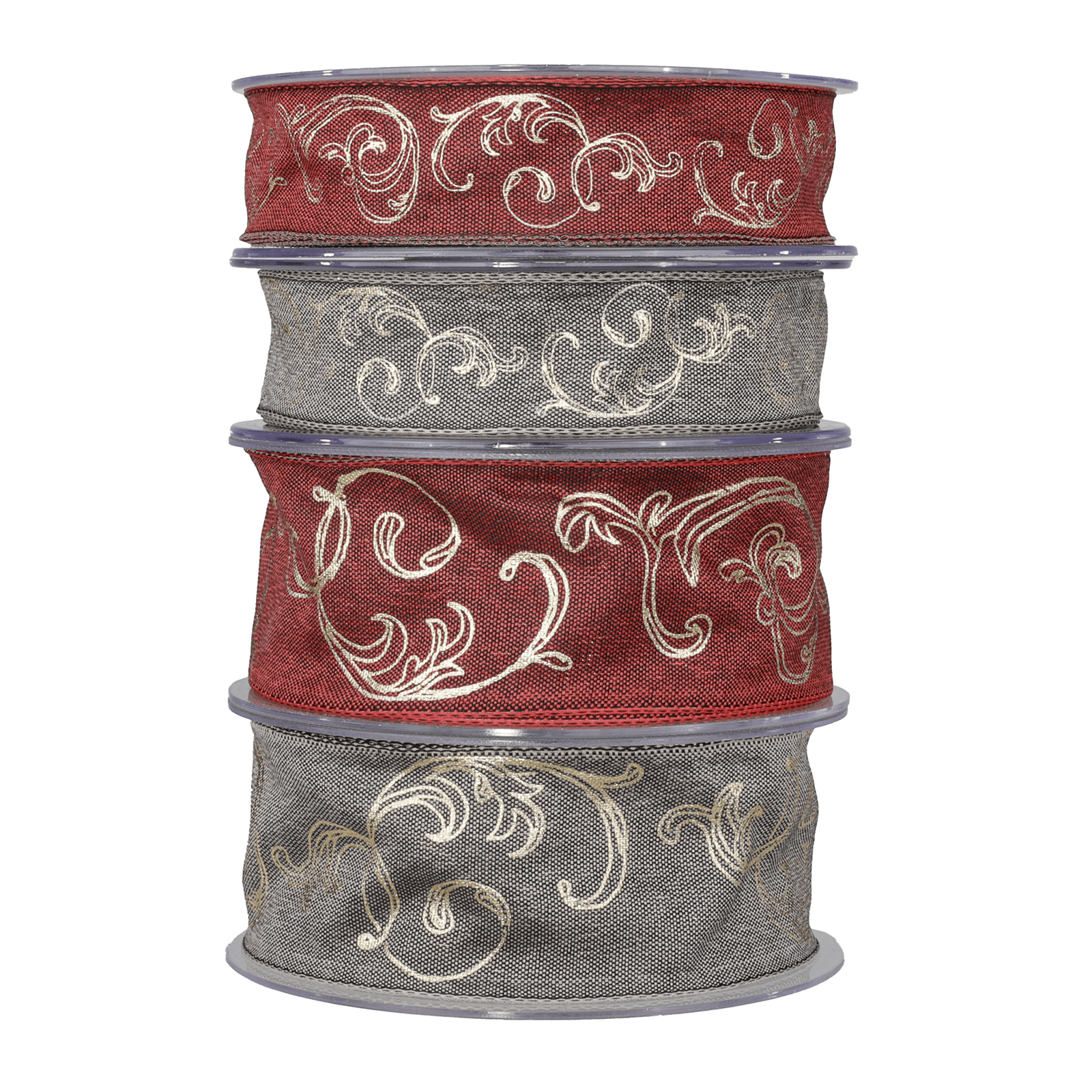"Ornament" Gift Ribbon, 40 mm - 5 "Ornament" Gift Ribbon, 40 mm - 5