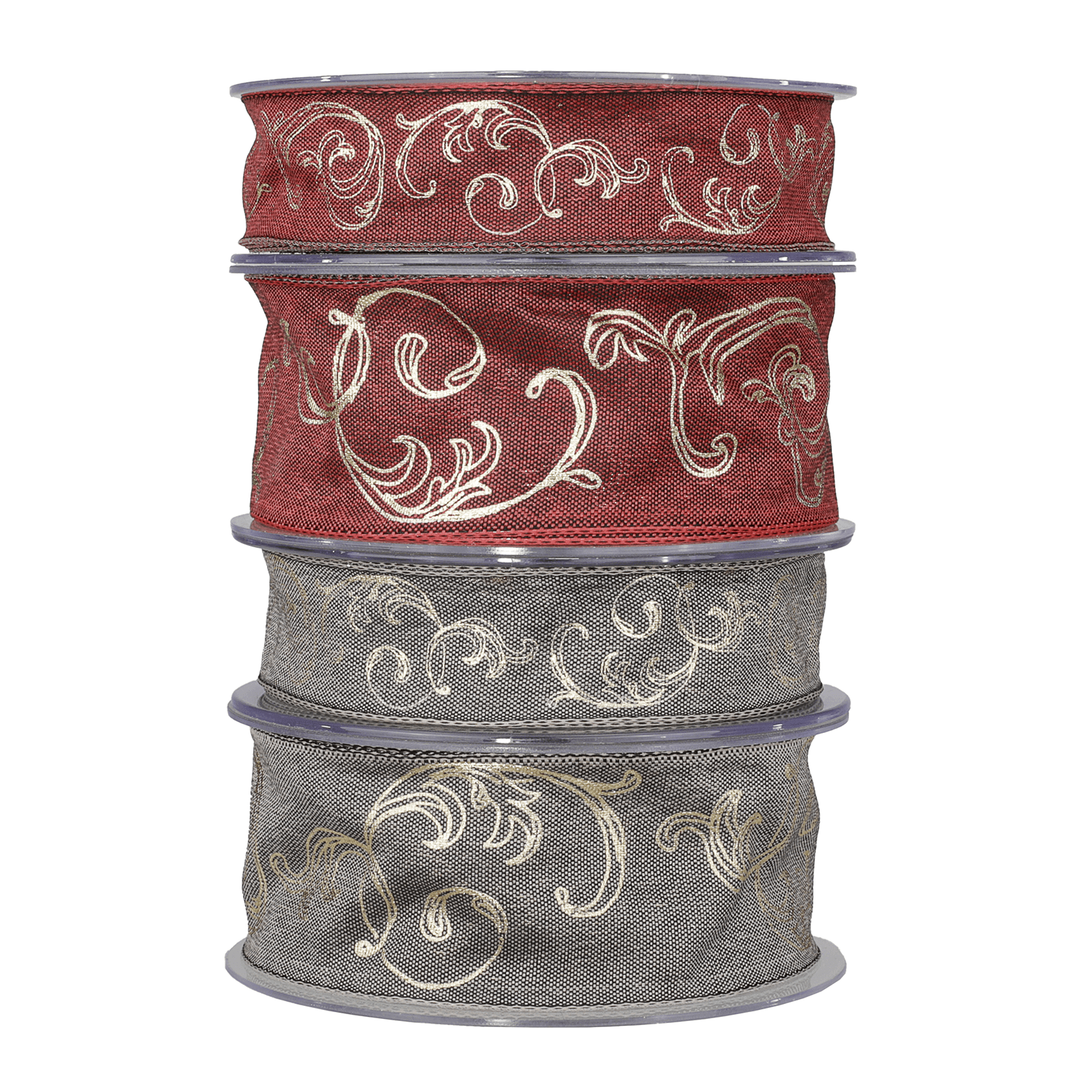 "Ornament" Gift Ribbon, 40 mm - 6 "Ornament" Gift Ribbon, 40 mm - 6