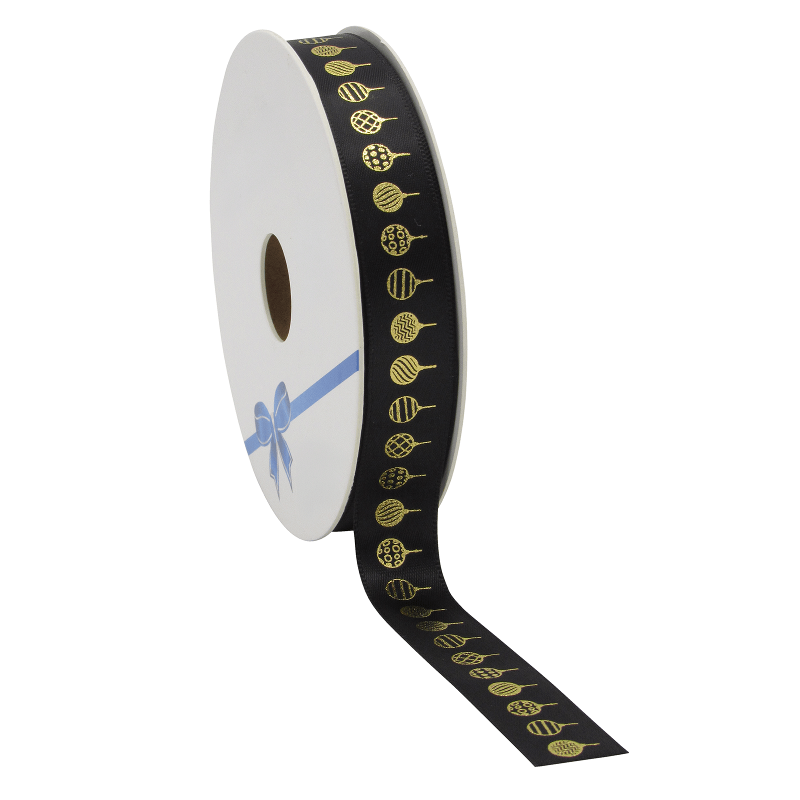 Geschenkband "Weihnachtskugeln", 15 mm, 25 m - 0 Geschenkband "Weihnachtskugeln", 15 mm, 25 m - 0