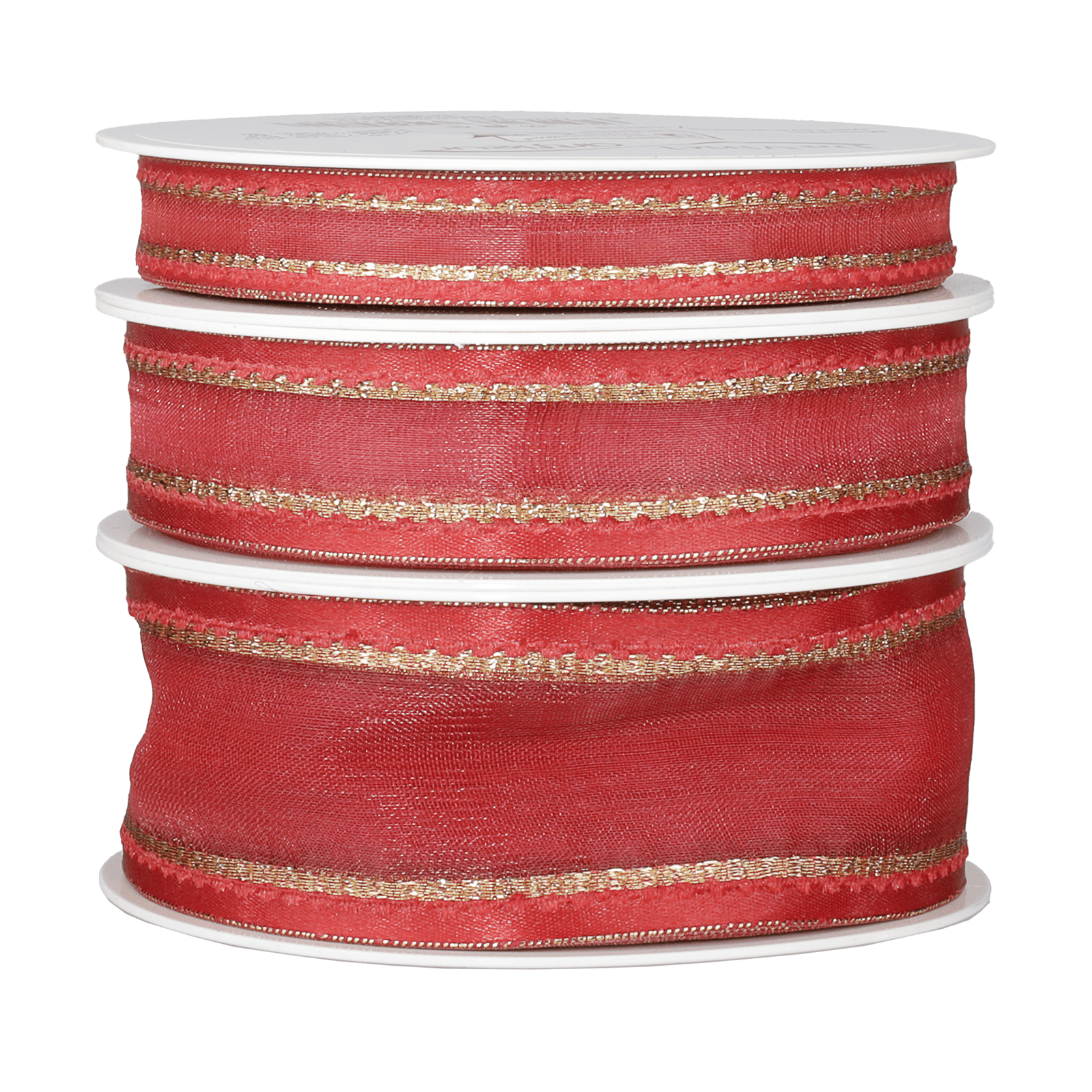Chiffonband "Goldkante" 25 mm, 20 m - 2 Chiffonband "Goldkante" 25 mm, 20 m - 2
