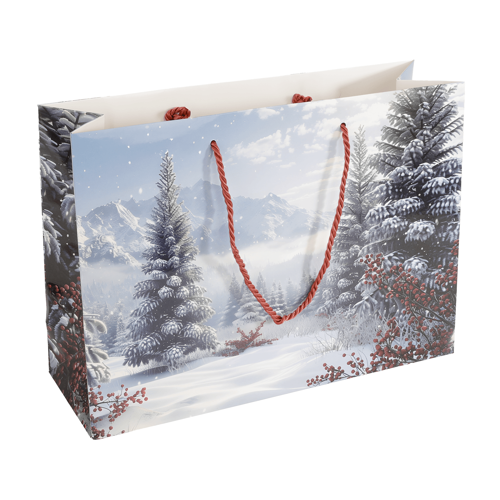 "Winter Motif" Gift Bag, 36 x 26 cm - 0 "Winter Motif" Gift Bag, 36 x 26 cm - 0