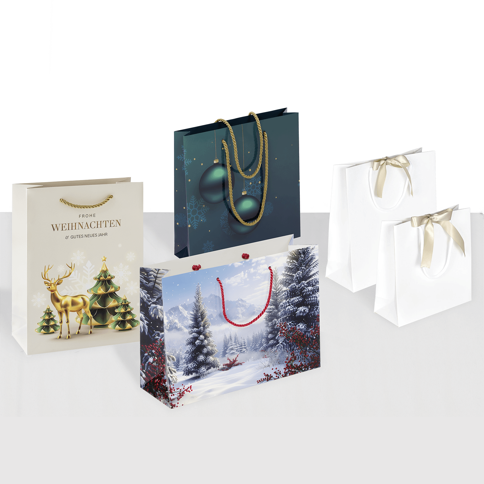 "Winter Motif" Gift Bag, 36 x 26 cm - 3 "Winter Motif" Gift Bag, 36 x 26 cm - 3