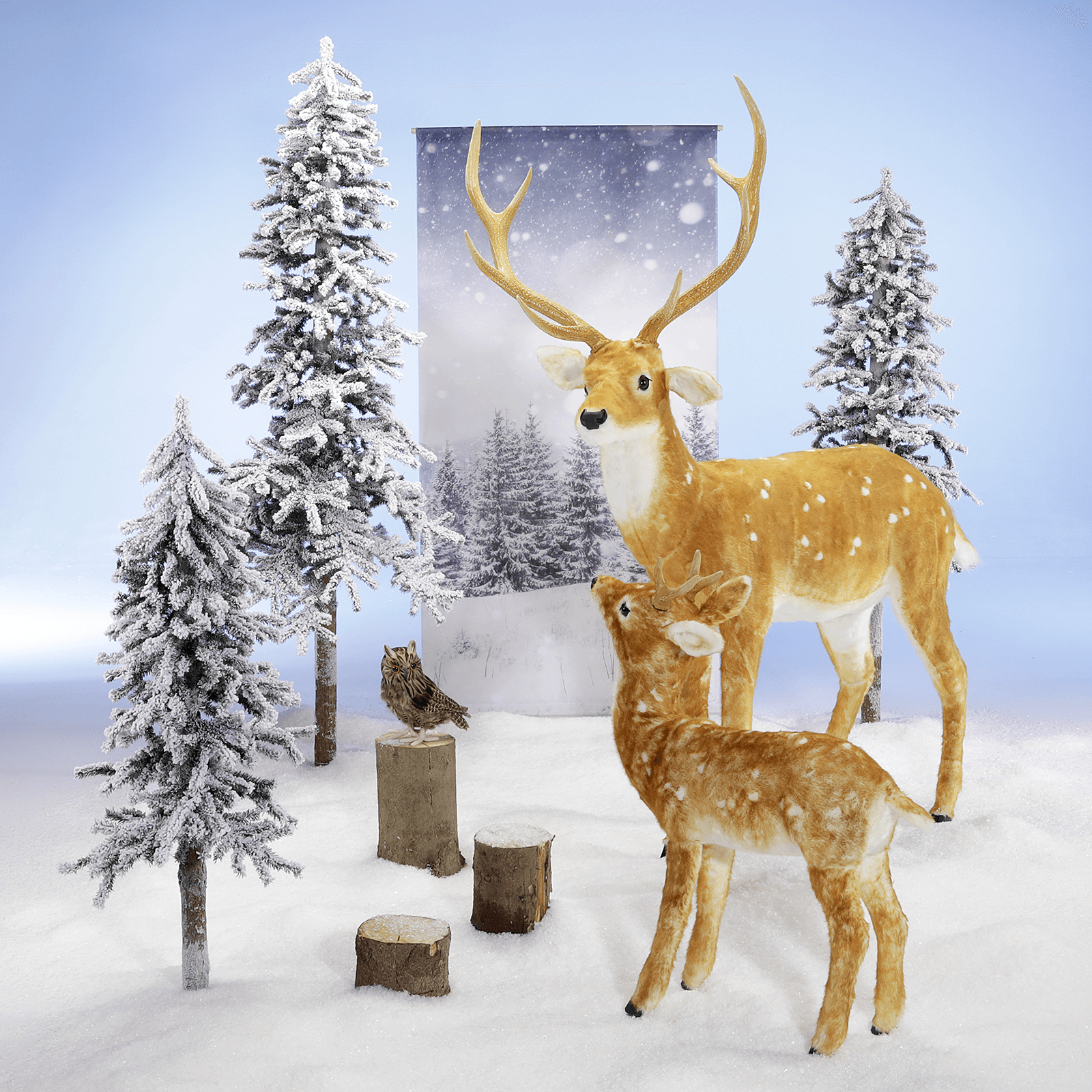 Snowy Artificial Alpine Fir Tree 210 cm - 5