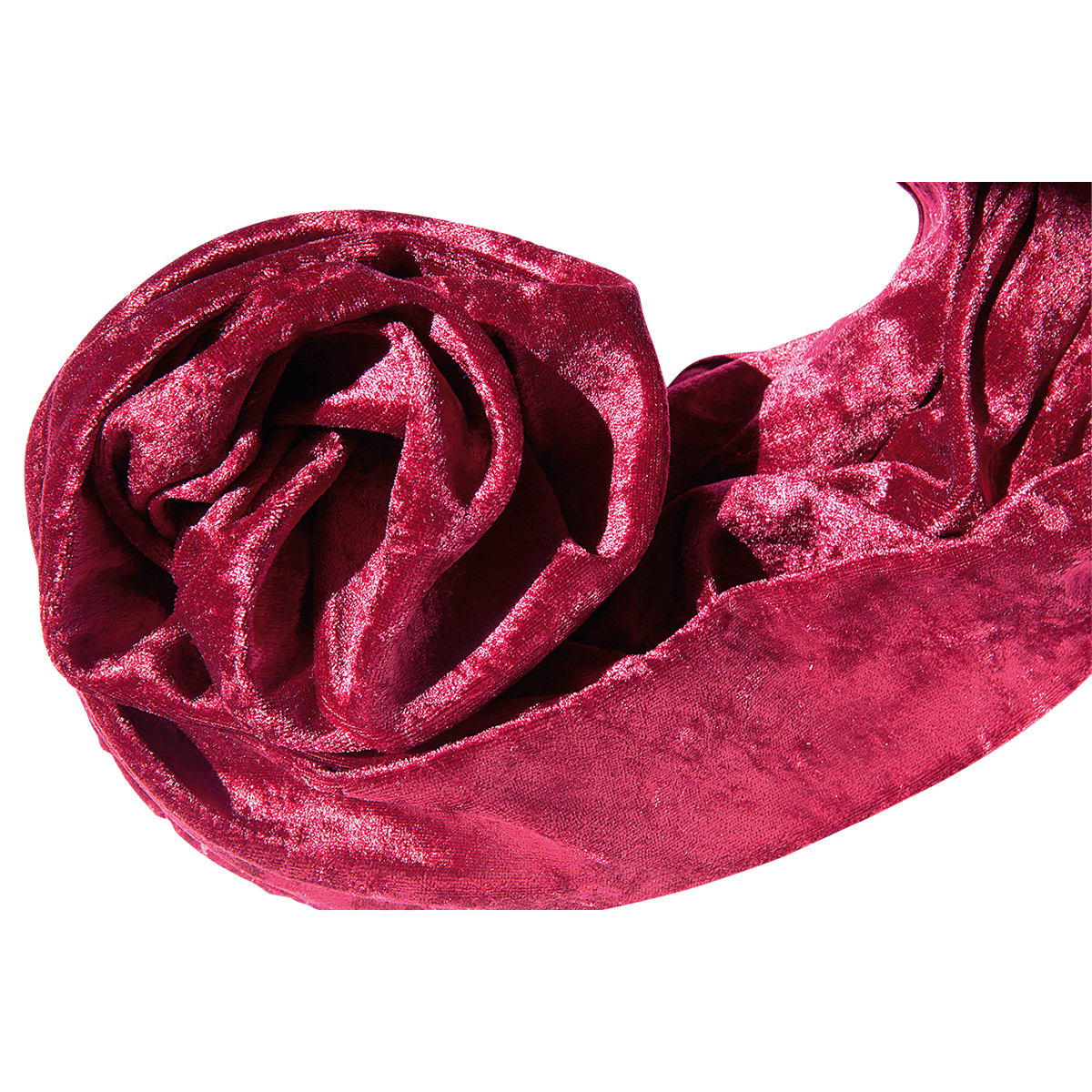 Panne velvet width 150 cm, bordeaux - 1