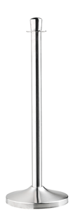 Absperrpfosten für Personen-Leitsystem, 94 cm hoch, chrom