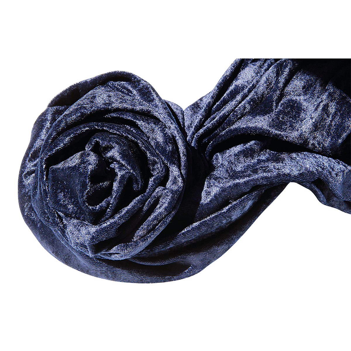 Pana aterciopelada, anchura: 150 cm, azul marino - 1