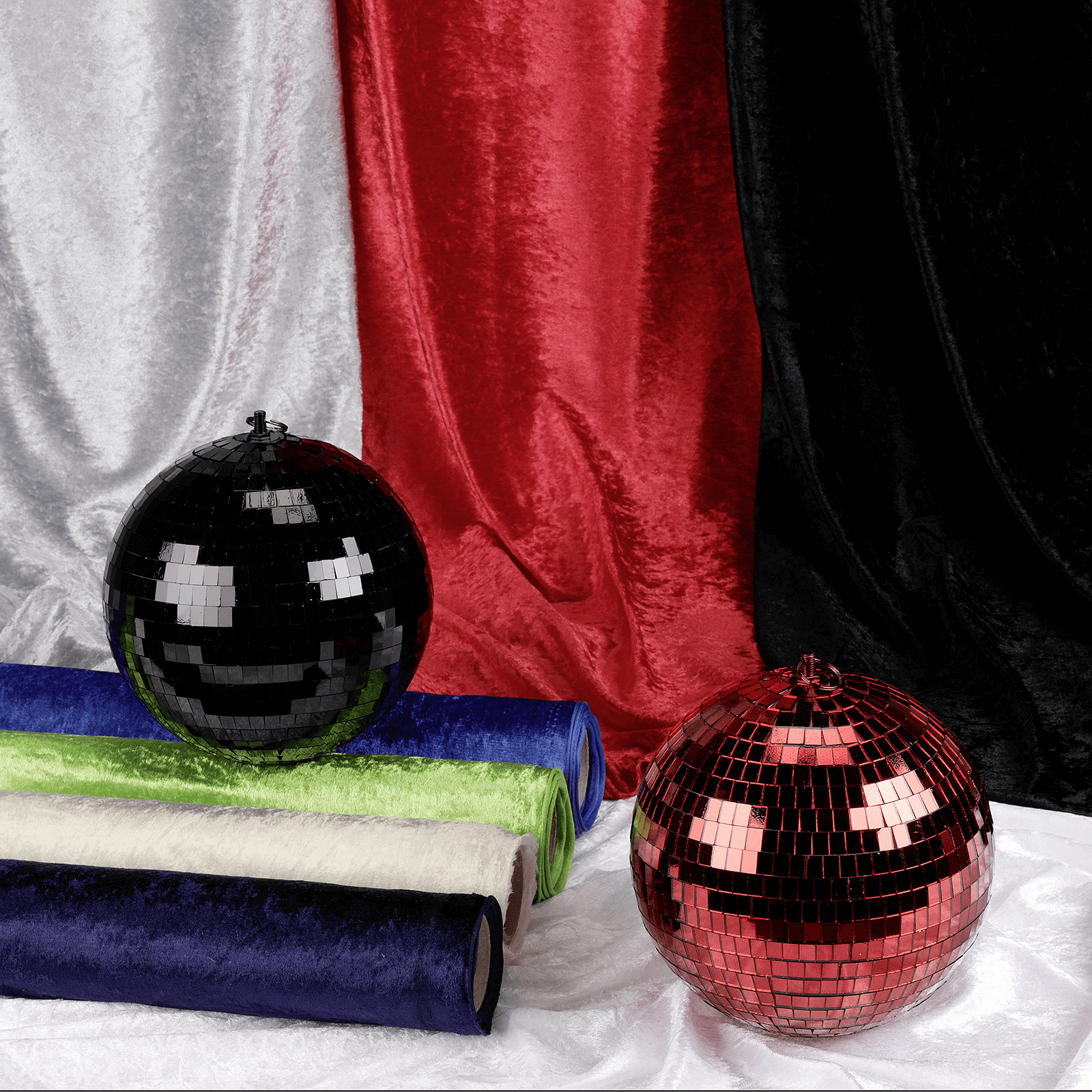 Pannesamt 150 cm breit, schwarz - 2