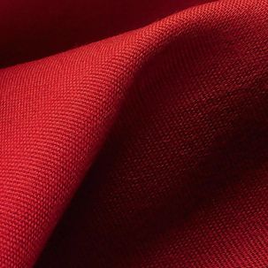 Viscose fabric rep red, 120 cm wide