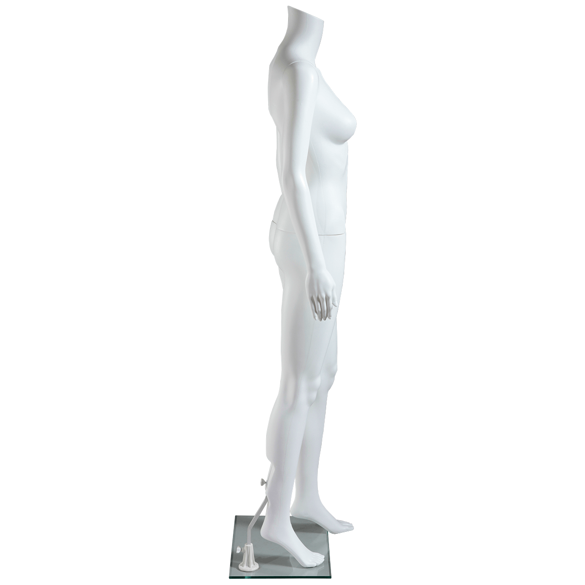 Maniquí de mujer sin cabeza 163 cm blanco - 3