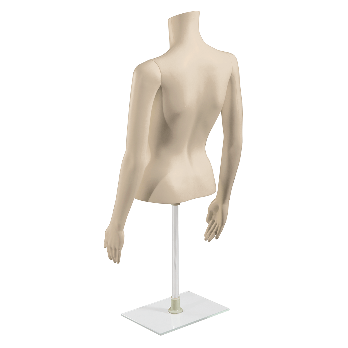 ECO Umweltfreundlicher PE Damen-Torso, hautfarbe - 4