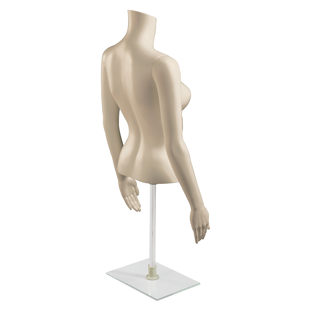 ECO Umweltfreundlicher PE Damen-Torso, hautfarbe - 6