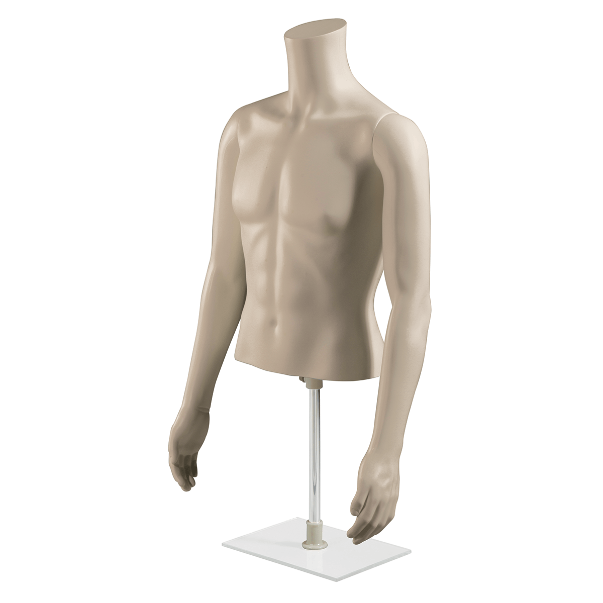 Torso masculino PE ecológico, color de la piel - 8