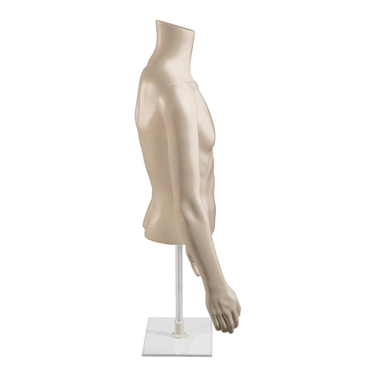 Torso masculino PE ecológico, color de la piel - 3