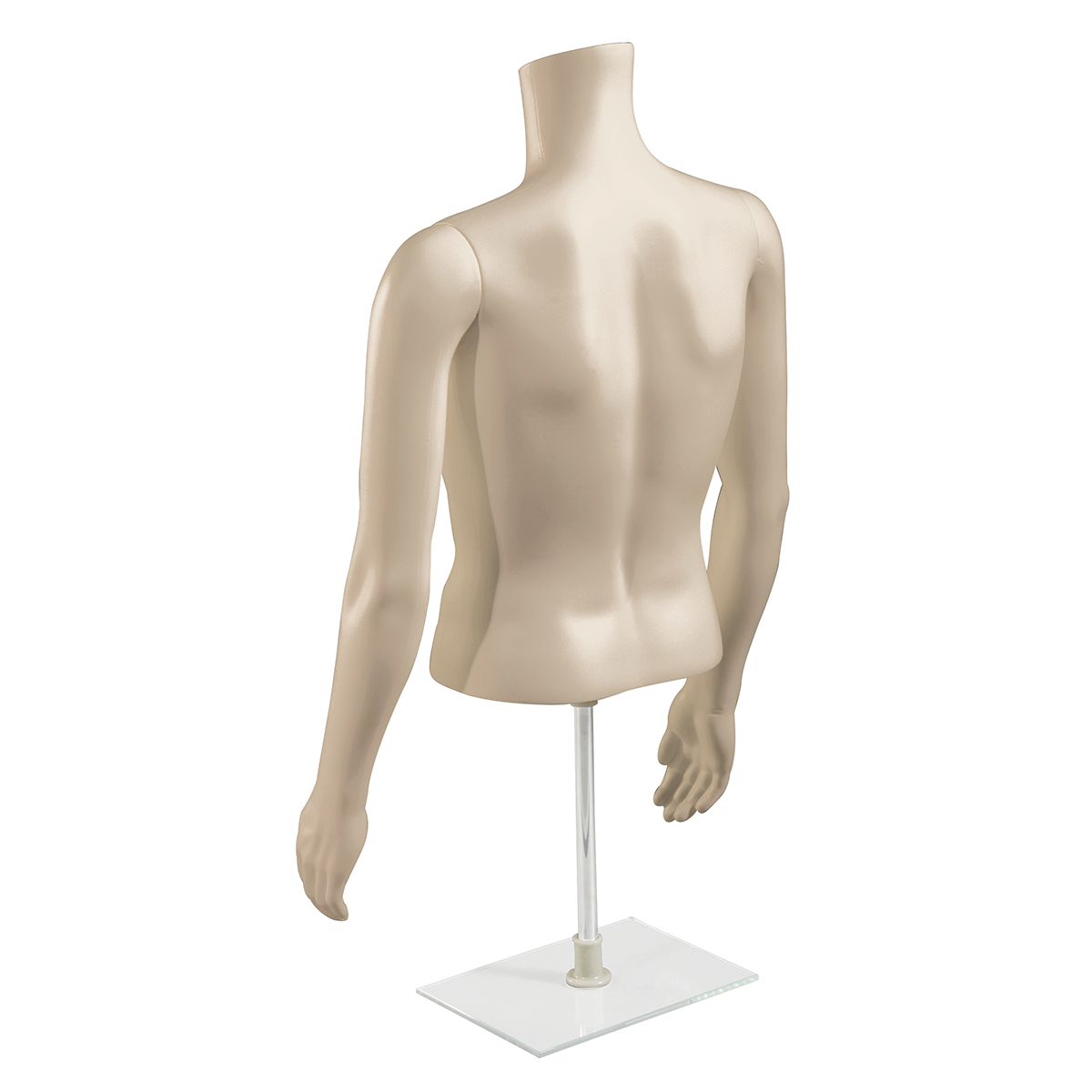 Torso masculino PE ecológico, color de la piel - 7