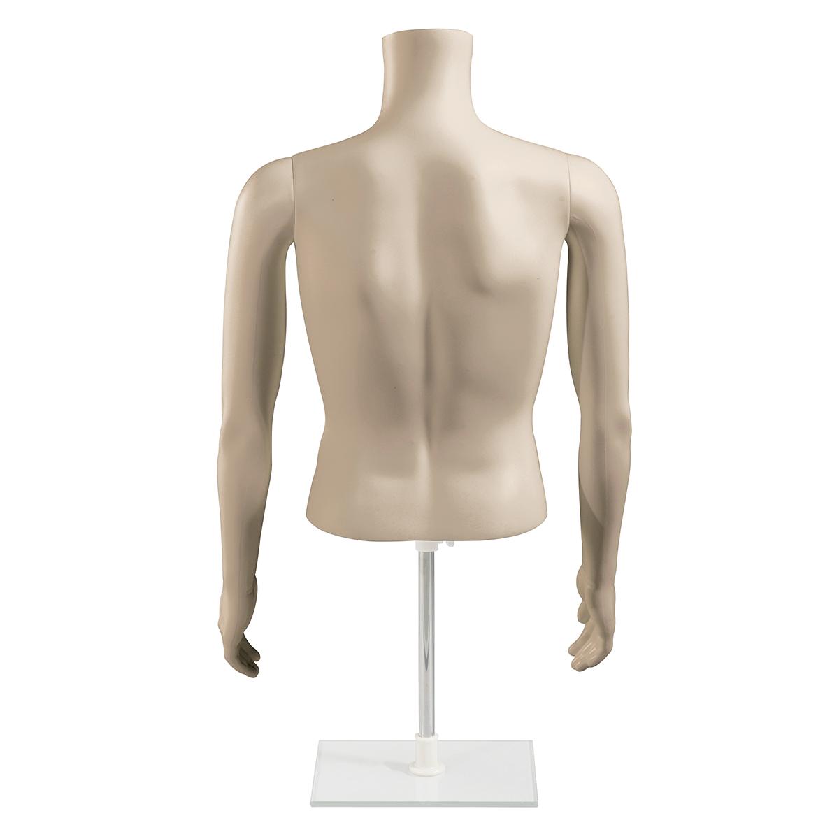 Torso masculino PE ecológico, color de la piel - 5