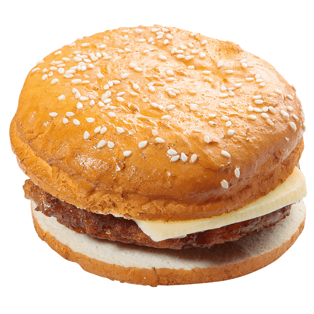 Cheeseburger aliment factice 10 cm  - 1