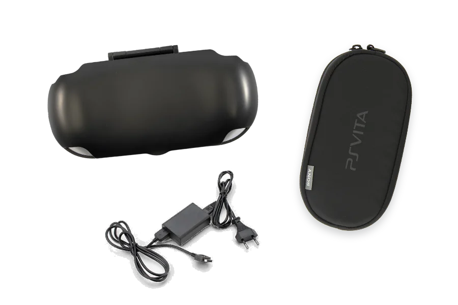 Hard Case, Softcase und Netzteil für PS Vita