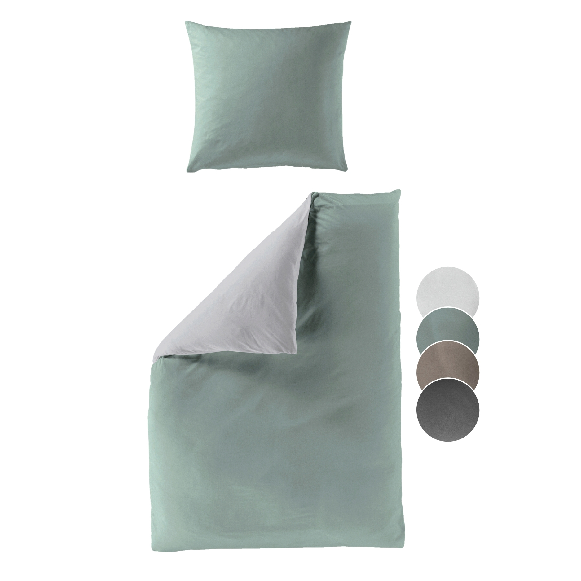 liebling Renforcé Bettwäsche, Bettbezug + Kissenbezug aus 100% seidig weicher Baumwolle, Bezug Bettdecke, 60 Grad, Ökotex 100 Made in Green