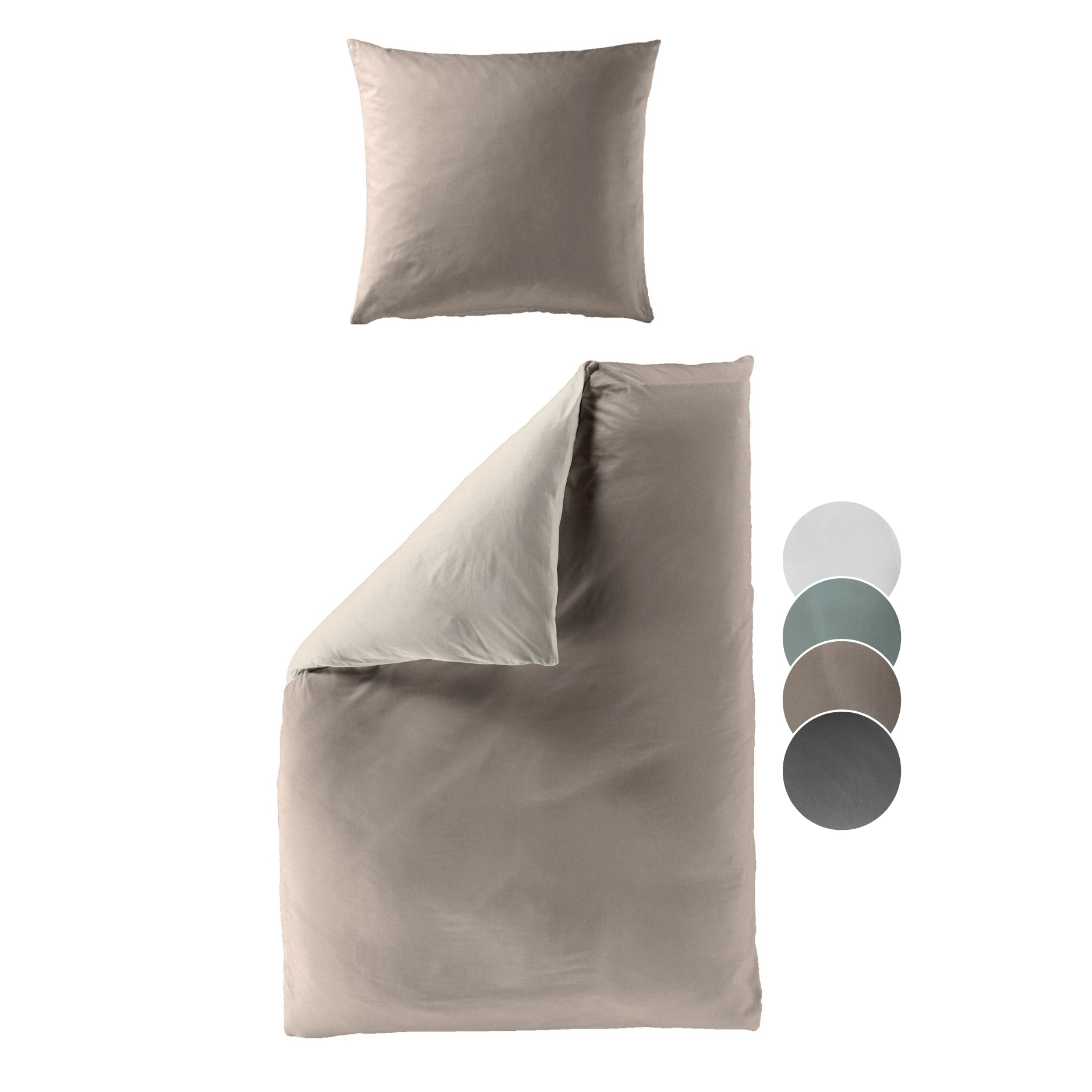 liebling Renforcé Bettwäsche, Bettbezug + Kissenbezug aus 100% seidig weicher Baumwolle, Bezug Bettdecke, 60 Grad, Ökotex 100 Made in Green