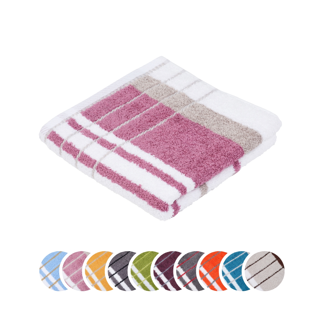 liebling Handtuch, 100% Baumwolle, Serie Potsdam, 50 x 100 cm, 60 Grad waschbar, trocknergeeignet
