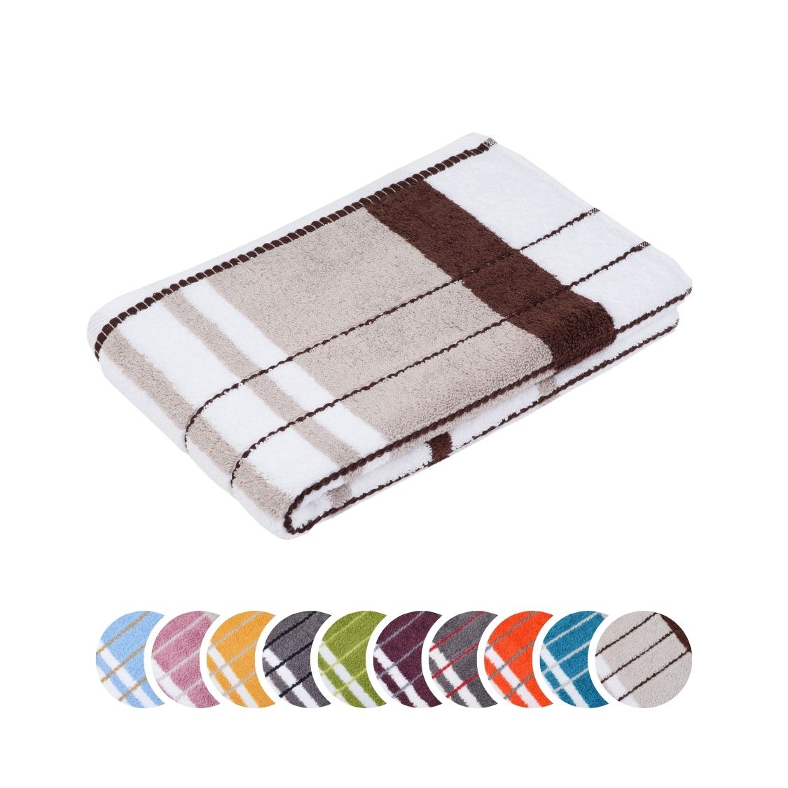 liebling Duschtuch, 100% Baumwolle, Serie Potsdam, 70 x 100 cm, 60 Grad waschbar, trocknergeeignet