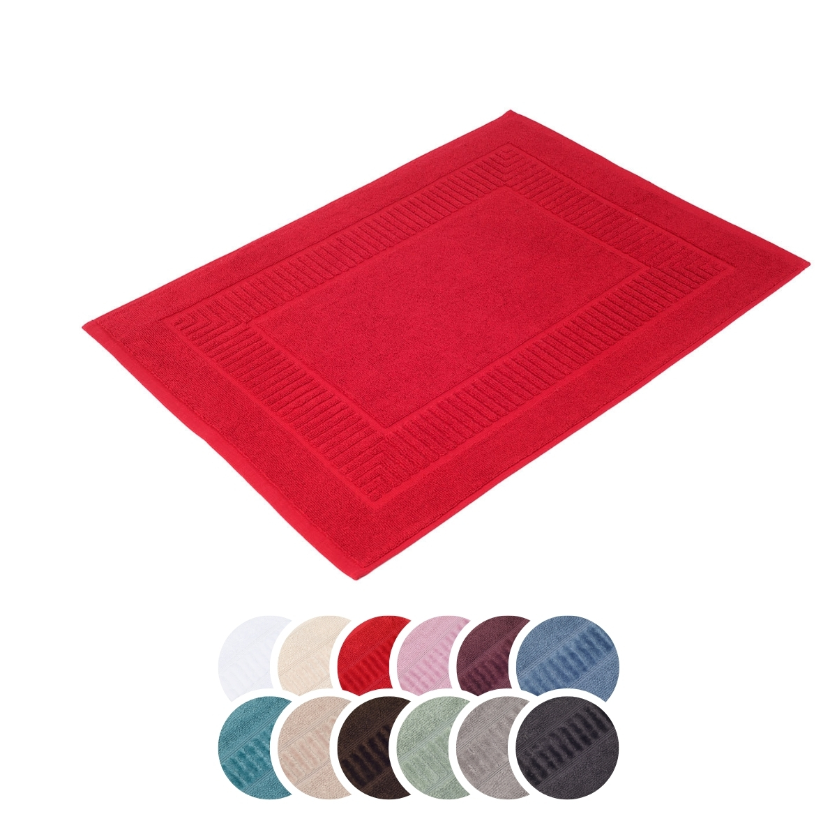 liebling Badvorleger 100% Bio Baumwolle, Serie Organic, 900 gr. / m², 50 x 70 cm, 60 Grad, GOTS-zertifiziert, schnelltrocknend