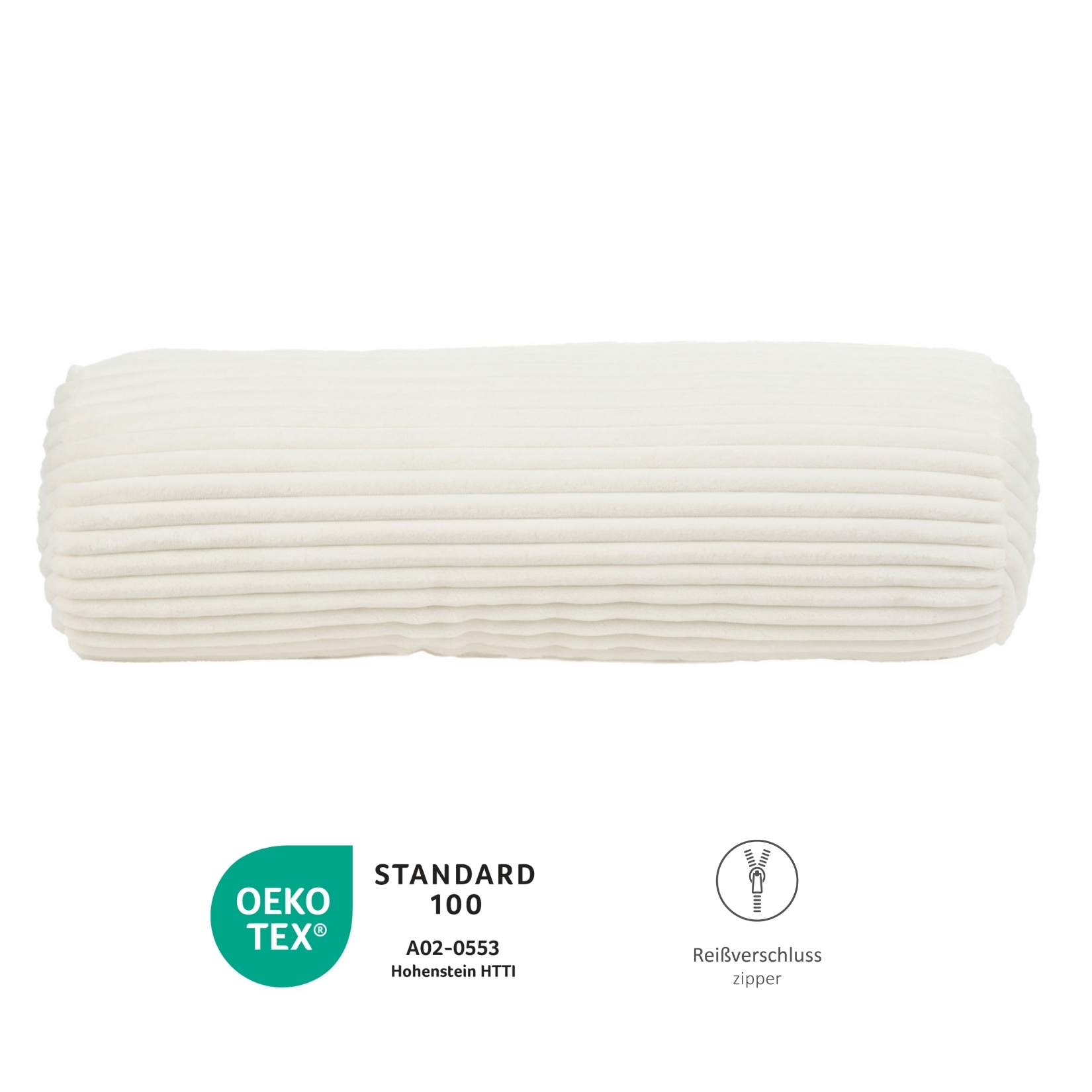 liebling Decke/Kissen/Kissenrolle, Wohnserie in Cord-Optik, 100% Polyester - Mikrofaser