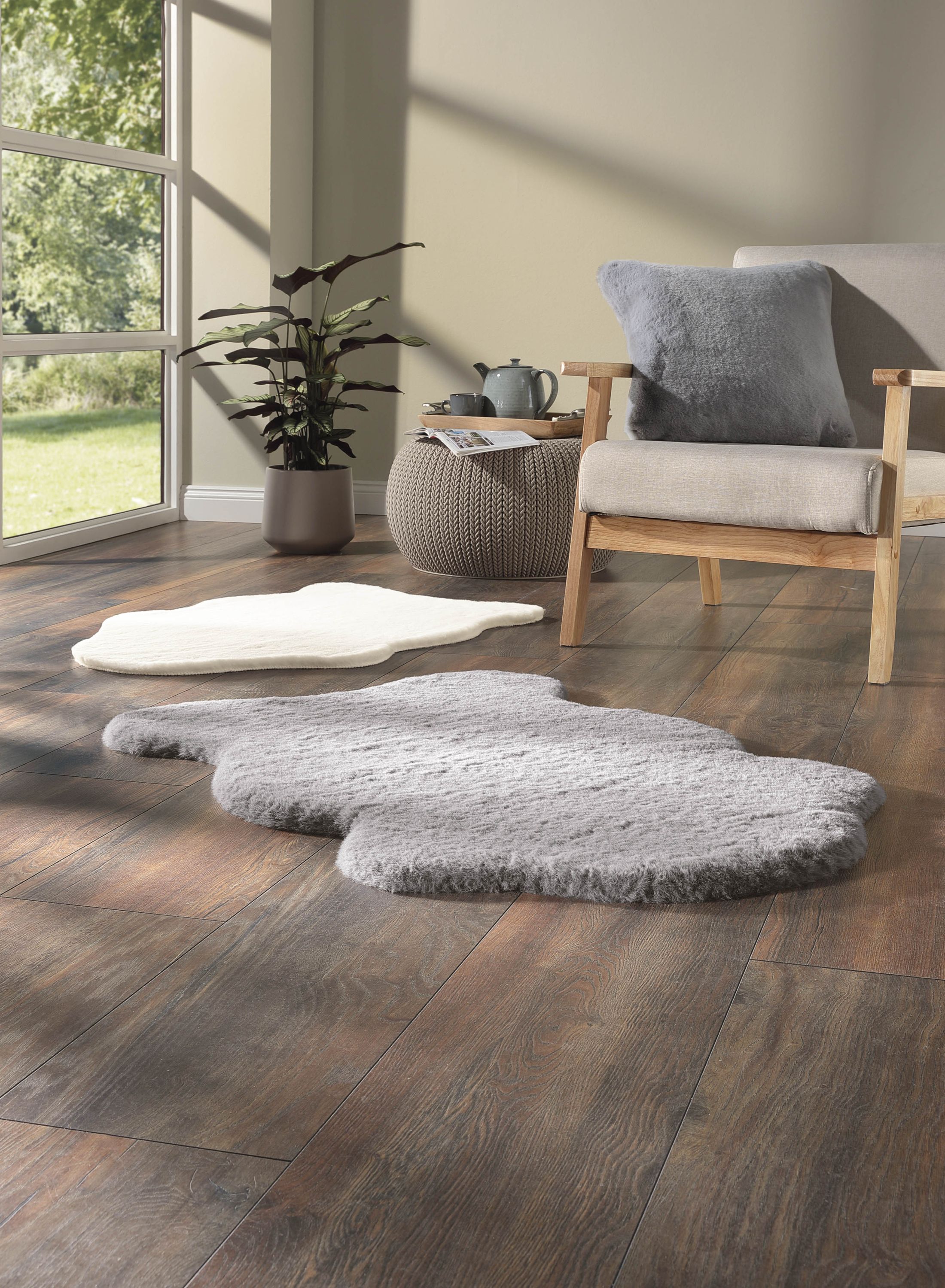 liebling Fellimitat Kissen/Stuhlauflage/Teppich, Wohnserie, 100% Polyester