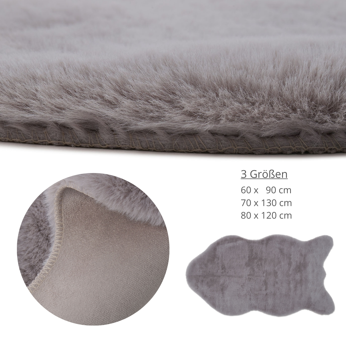 liebling Fellimitat Kissen/Stuhlauflage/Teppich, Wohnserie, 100% Polyester