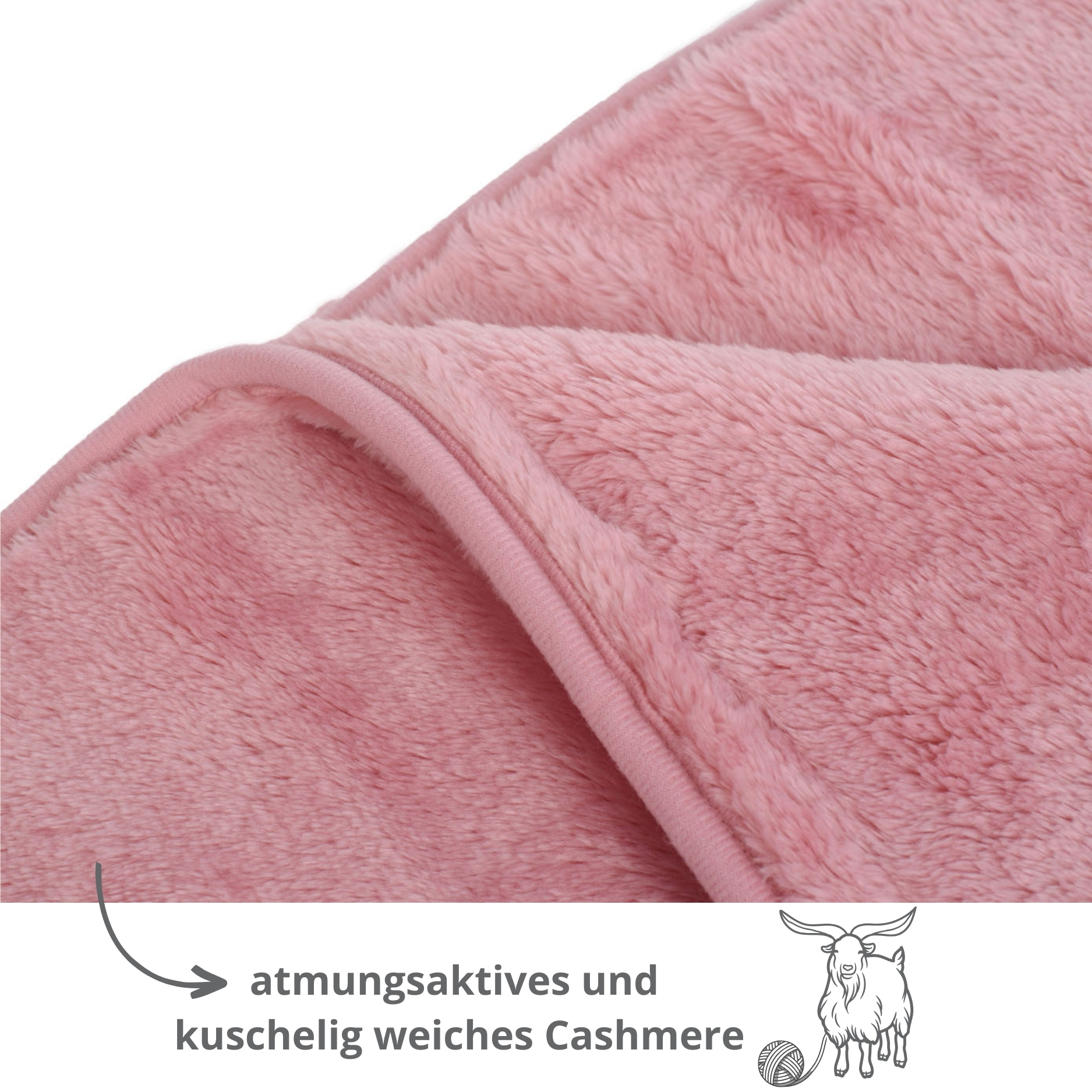 liebling Kuscheldecke Cashmere Feeling viele Farben, Premium Sofa Decke, dicke warme Wohndecke, Couchdecke, Sofaüberwurf, 500 gr. / m²