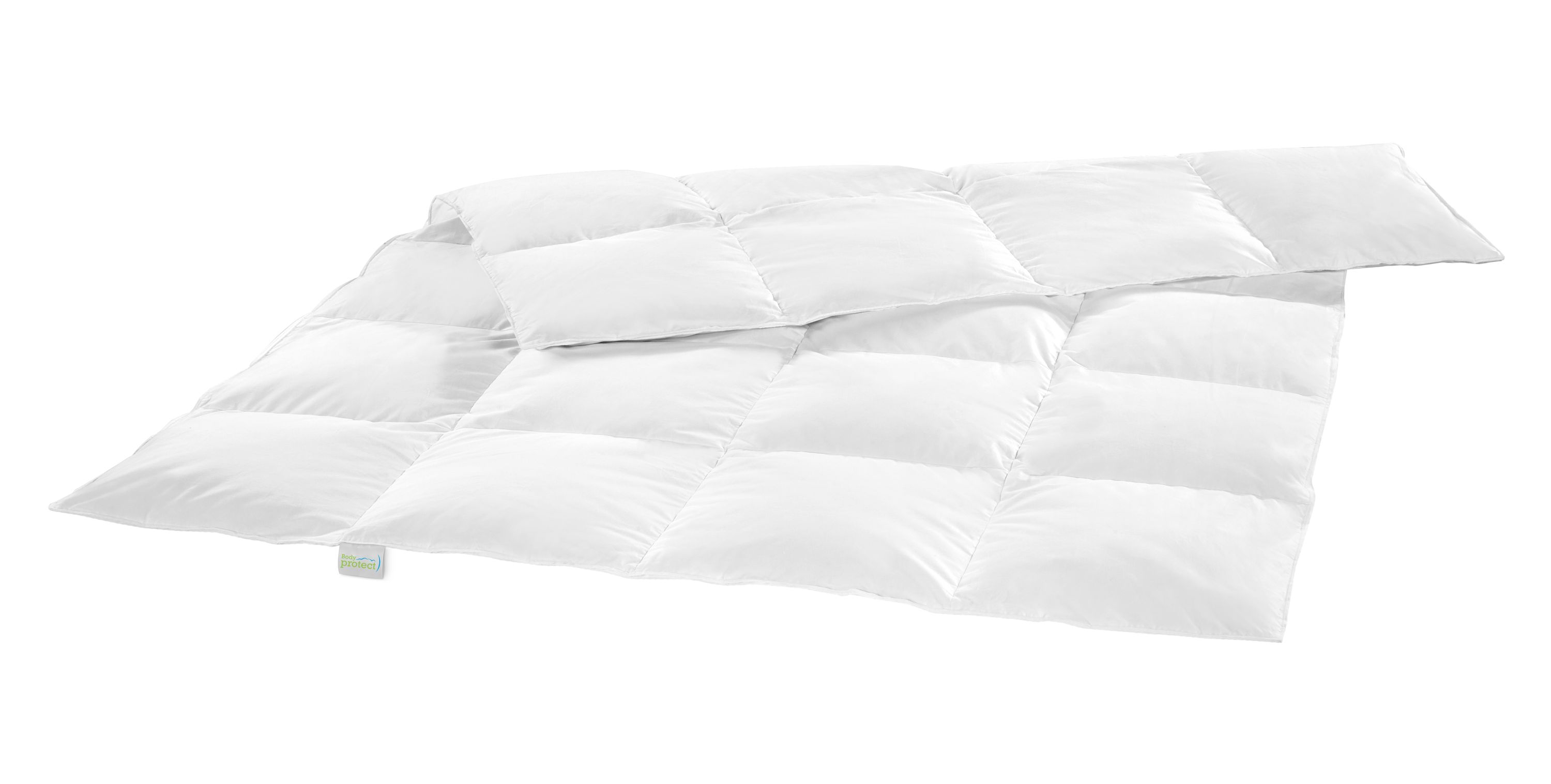 Nomite Bodyprotect Daunendecke, Bettdecke aus 100% neuen Daunen (60%) & Federn ...