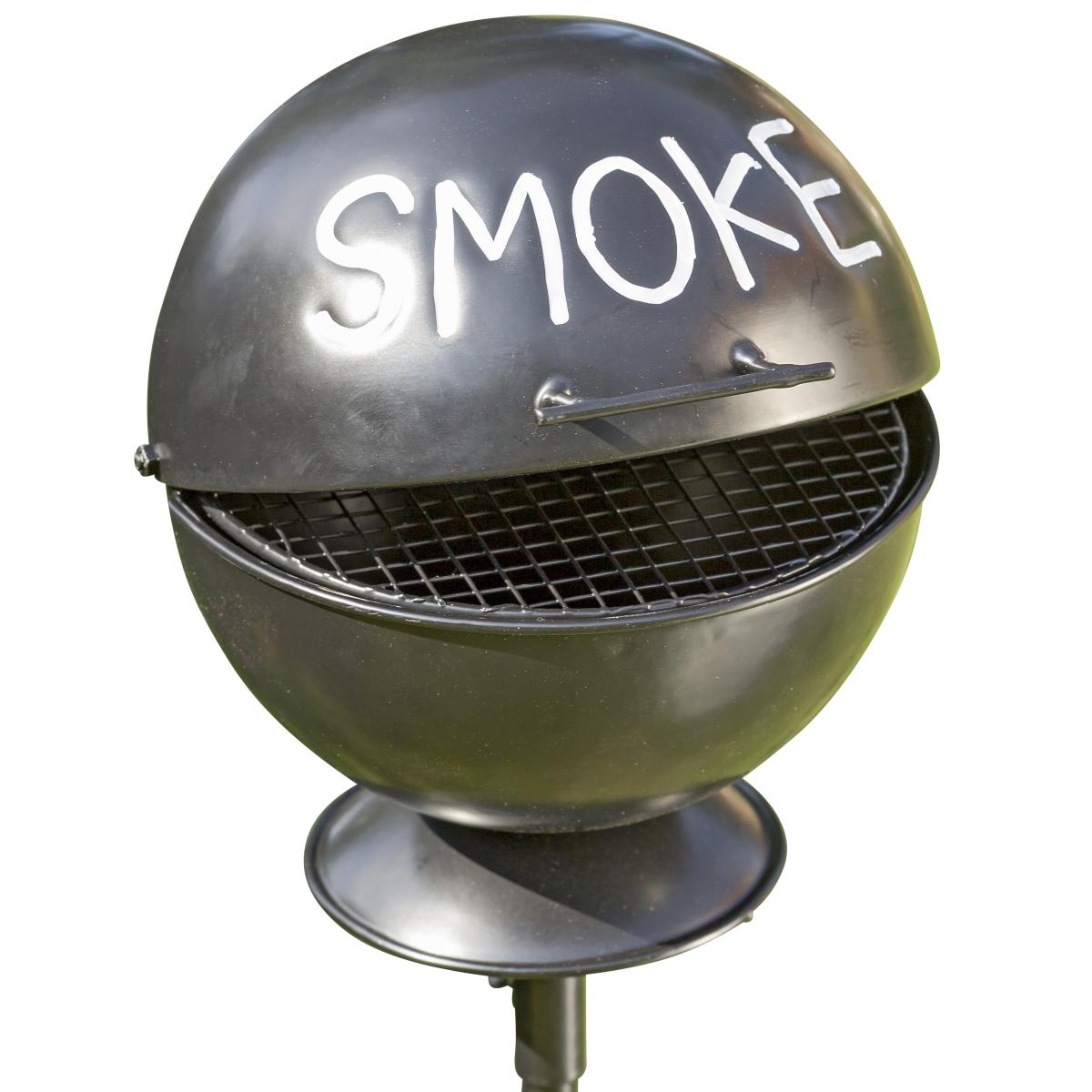 Gartenstecker Aschenbecher Smoke, Gartenstab, Outdoor, H 113 cm, Metall