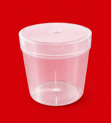 Transparente Dosen -