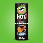 Pringles Hot Kickin' Sour Cream Flavour -