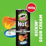 Pringles Hot Kickin' Sour Cream Flavour -