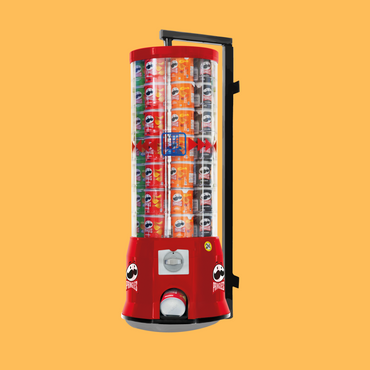 330 EUR Netto - Pringles Automat rot mit Wandhalterung