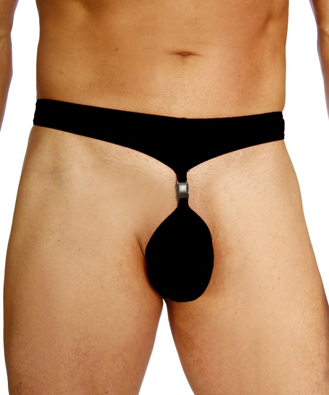 1000907 Beauty's Love 11181-002 Herren-String Schwarz mit Clip 1000907 Beauty's Love 11181-002 Herren-String Schwarz mit Clip