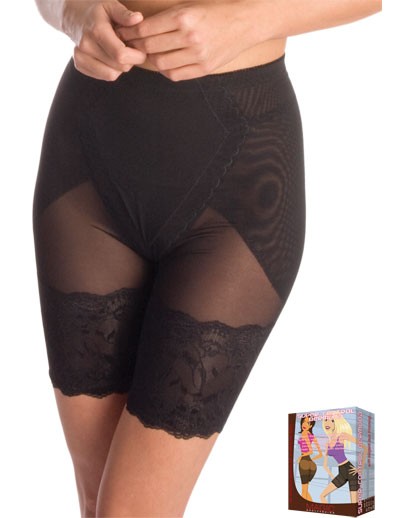 1126701 Magic Bodyfashion MB14CL Super Control Bermuda - mit Spitze
