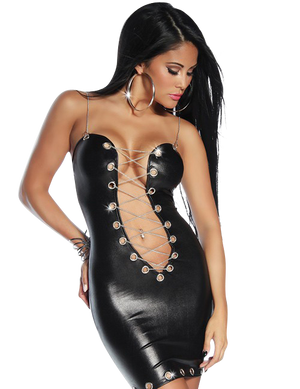 1130428 Saresia 18161-002 Wetlook Kleid