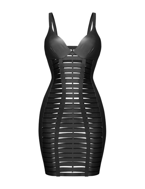 Noir Handmade - Good Girls Bad... - Minikleid F094 Noir Handmade - Good Girls Bad... - Minikleid F094 – Produktbild 2