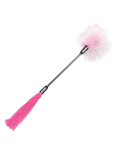 1131547 Sex & Mischief E21336 2 in 1 - Feder Kitzler und Fransenpeitsche in pink 1131547 Sex & Mischief E21336 2 in 1 - Feder Kitzler und Fransenpeitsche in pink