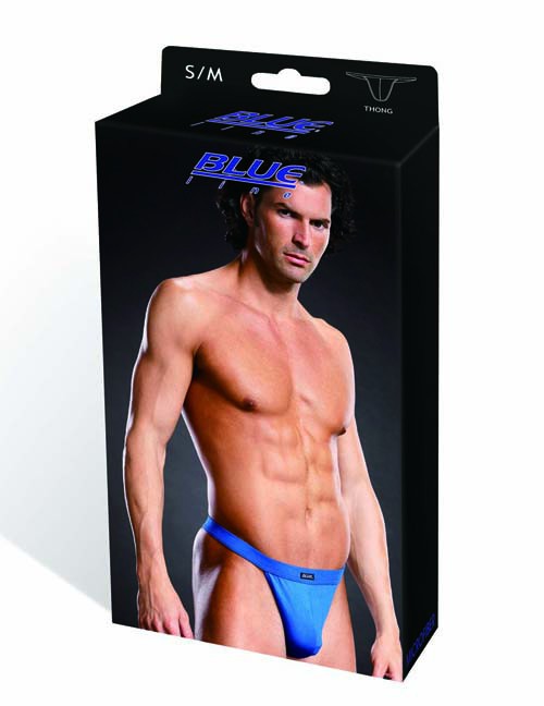 1131595 BLUE LINE BLU35710 Blauer String aus elastischem Microfasergewebe 1131595 BLUE LINE BLU35710 Blauer String aus elastischem Microfasergewebe