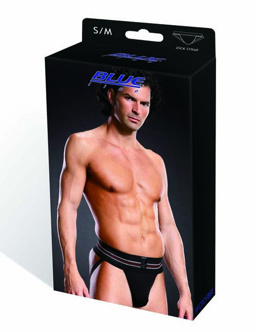 BLUE LINE - Schwarze Jock Strap Unterhose BLUE LINE - Schwarze Jock Strap Unterhose – Produktbild 1