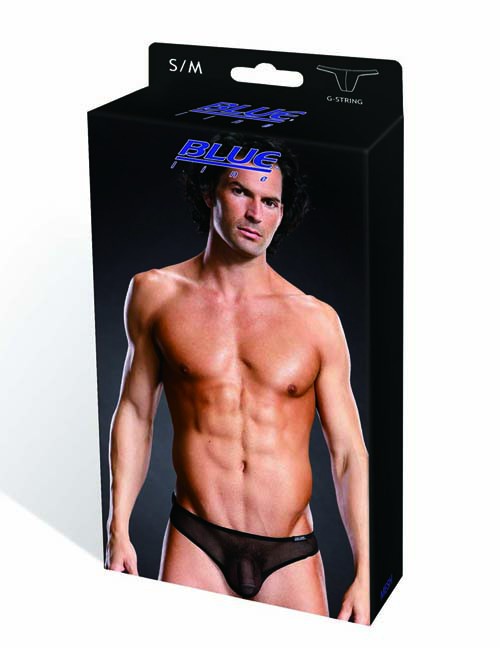 1131603 BLUE LINE BLU35728 Durchsichtiger G-String in schwarz 1131603 BLUE LINE BLU35728 Durchsichtiger G-String in schwarz