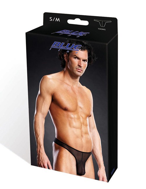 1131608 BLUE LINE BLU35742 Tanga aus Mesh in schwarz 1131608 BLUE LINE BLU35742 Tanga aus Mesh in schwarz