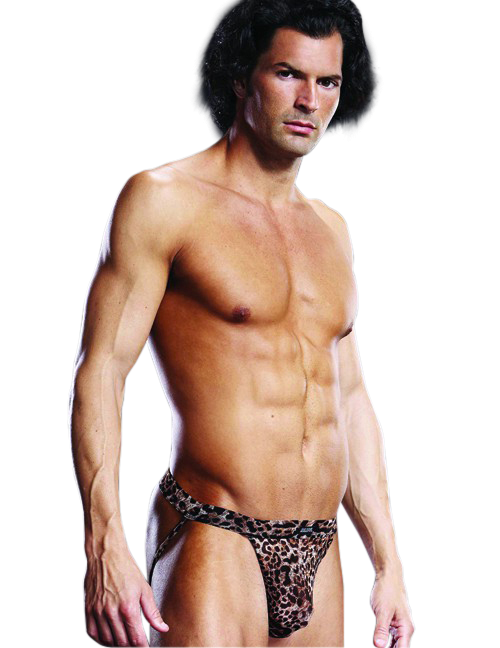 BLUE LINE - Jock Strap Slip mit Leoparden Muster BLUE LINE - Jock Strap Slip mit Leoparden Muster – Produktbild 1