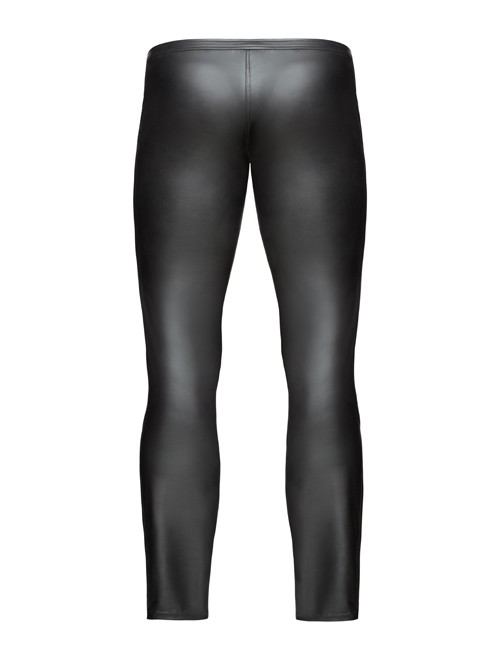 Noir Handmade - Lange Wetlook Hose mit Lackeinsätzen – Produktbild 3