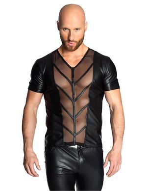 1132042 Noir Handmade H029 Shirt mit transparenten Einsätzen